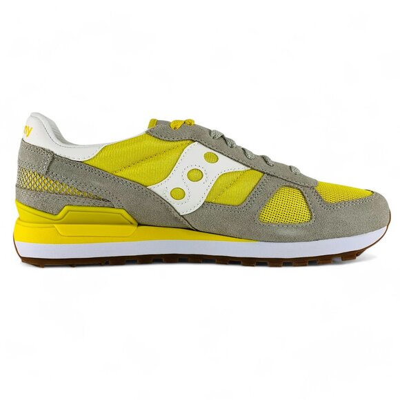 Saucony Shadow Original Men's Shoes Yellow Grey Athletic Sneakers S2108-882 - Picture 2 of 10